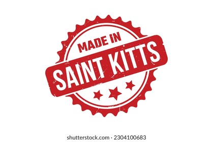 Fabricado En Saint Kitts Con Sello De Goma