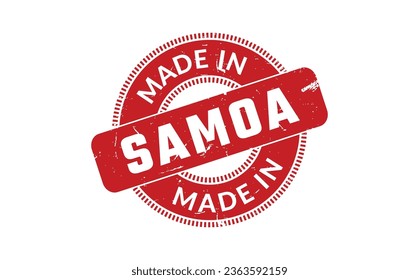 Made In Samoa Rubber Stamp