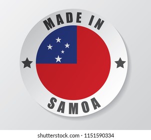 made in samoa vector