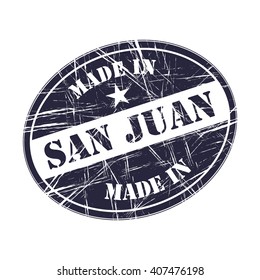 Made in San Juan rubber stamp