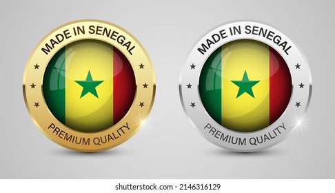 Made in Senegal graphics and labels set. Some elements of impact for the use you want to make of it.