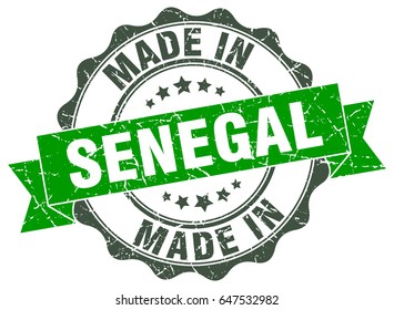 made in Senegal round seal