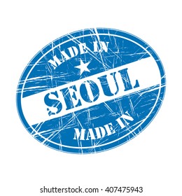 Made in Seoul rubber stamp