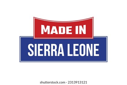 Hergestellt in Sierra Leone Seal Vektor