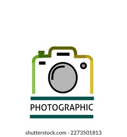 I made a simple camera logo with a little green smear