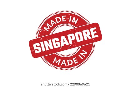 Made In Singapore Rubber Stamp