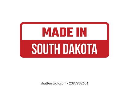 Made In South Dakota Rubber Stamp