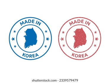 fabricado en Corea del Sur, sello de producto de la República de Corea