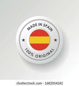 Made in spain emblem badge