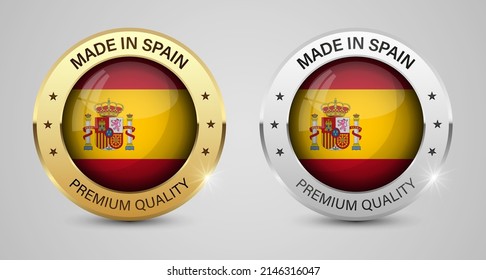 Made in Spain graphics and labels set. Some elements of impact for the use you want to make of it.