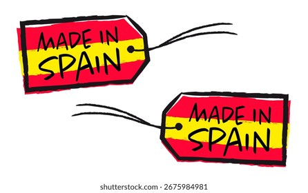 Made in Spain auf dem Etikett