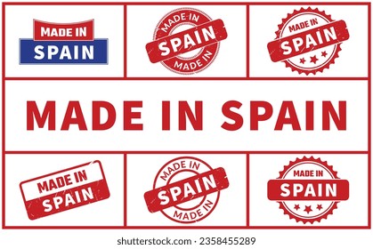 Made In Spain Rubber Stamp Set