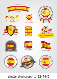 Made in Spain, Seals, Flags, Icons