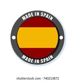 Made in Spain sign illustration