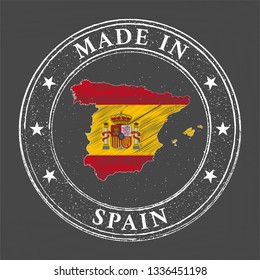 Made in Spain stamp vector illustration.