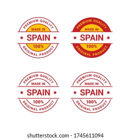 Hecho en España vectorial badge.