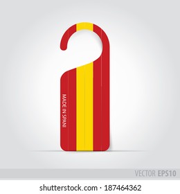 Made in Spania  tag for door