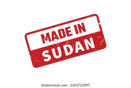 Made In Sudan Rubber Stamp