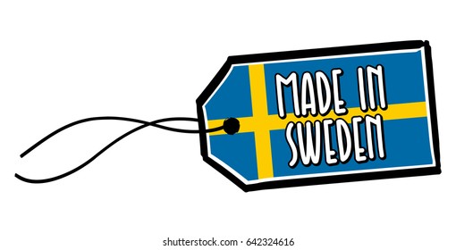 Made in Sweden Label.