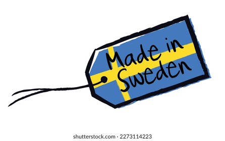 Made in Sweden on flagge