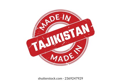 Made In Tajikistan Rubber Stamp