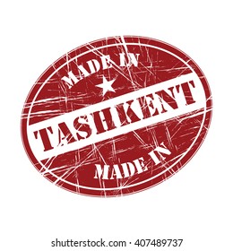 Made in Tashkent rubber stamp
