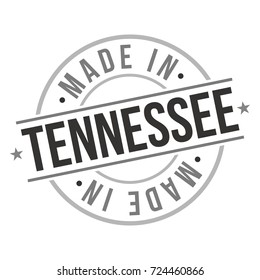 Made In Tennessee Stamp Logo Icon Symbol Design. Seal Badge National Product Vector.