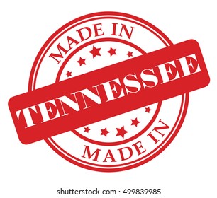 Made in Tennessee vector illustration on white background