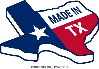 Made In Texas graphic element