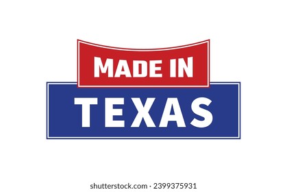 Made In Texas Seal Vector