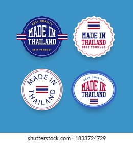 Modelo vectorial de diseño hecho en Tailandia.