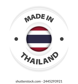 Made in Thailand graphic and label. Element of impact for the use you want to make of it.