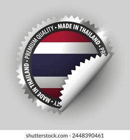 Made in Thailand graphic and label. Element of impact for the use you want to make of it.