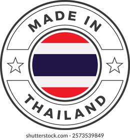 Made in Thailand Icon Vector Stamp Illustration