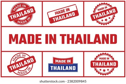 Made In Thailand Rubber Stamp Set