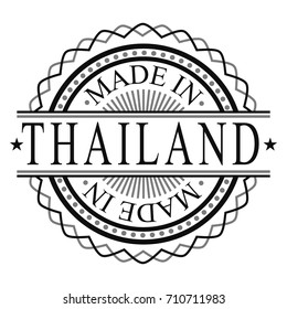 Made In Thailand Stamp Logo Icon Symbol Design