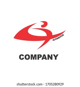I made this logo in the form of someone who rides a motorcycle and wears a helmet, the theme of this logo is about automotive.