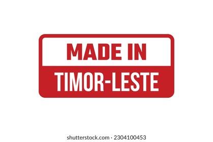 Made In Timor-Leste Rubber Stamp