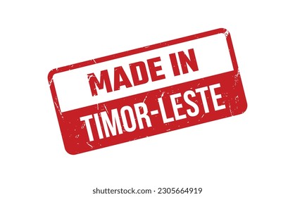Made In Timor-Leste Rubber Stamp