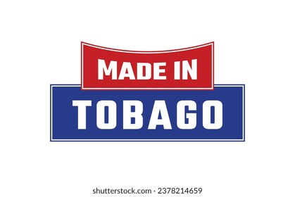 Vector De Sello Hecho En Tobago