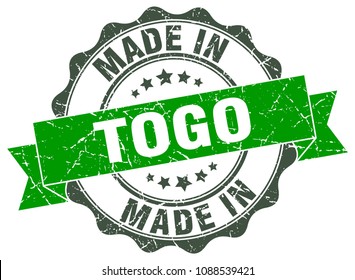 made in Togo round seal