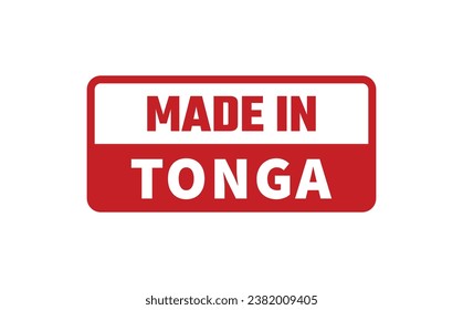 Made In Tonga Rubber Stamp