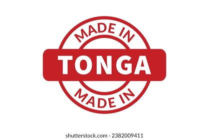 Made In Tonga Rubber Stamp