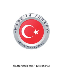 MADE IN TURKEY EMBLEM BADGE
