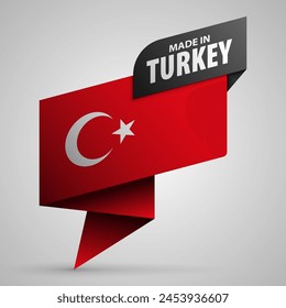 Made in Turkey graphic and label. Element of impact for the use you want to make of it.