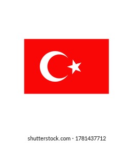 Made in Turkey label logo design vector template