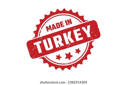 Made In Turkey Rubber Stamp