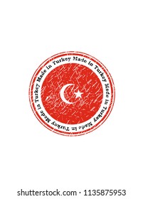 Made in Turkey stamp