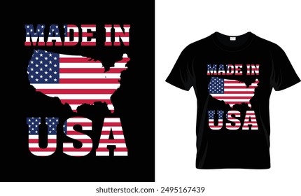 Made In U S A... usa t shirt design