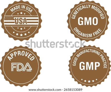 Made in U S A F D A G M O G M P approved organic made in usa